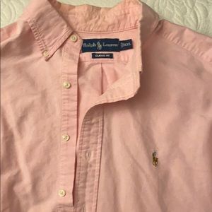 Polo Ralph Lauren Pink Button Up Shirt!